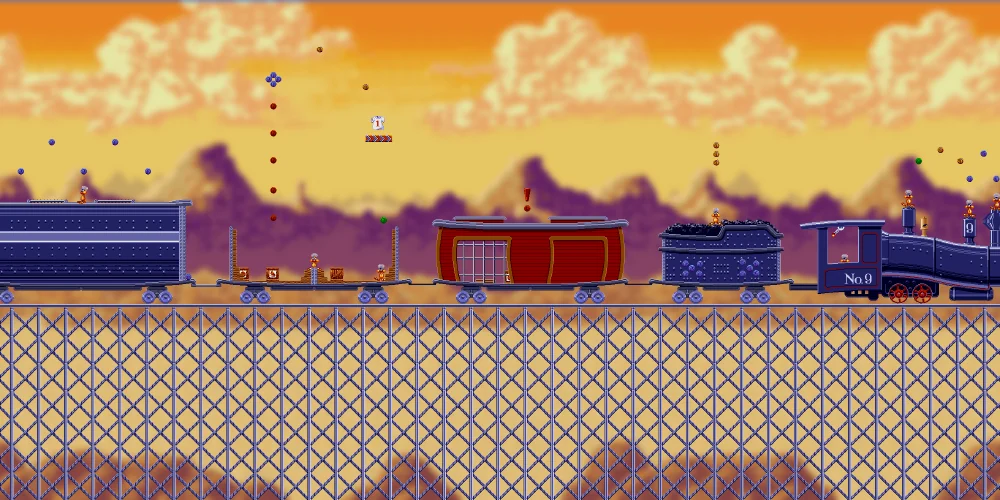 The whole of chapter 7, train, The Good, the Bad and the Woolies