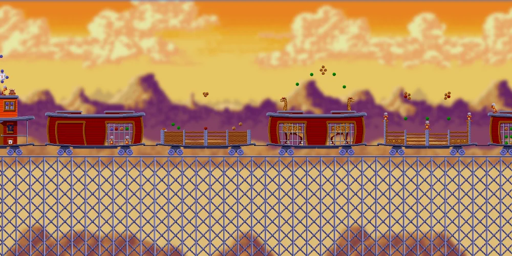 The whole of chapter 9, train, Dances with Woolies